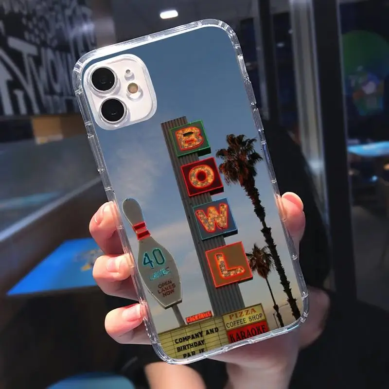 

Travel World Map Road Sign Phone Case Transparent soft For iphone 5 5s 5c se 6 6s 7 8 11 12 plus mini x xs xr pro max