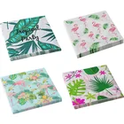 20 шт. Бумажные салфетки с фламинго, украшения для вечеринок в стиле фламинго, гавайский тропический свадебный декор для стола, одноразовые салфетки, летние Aloha