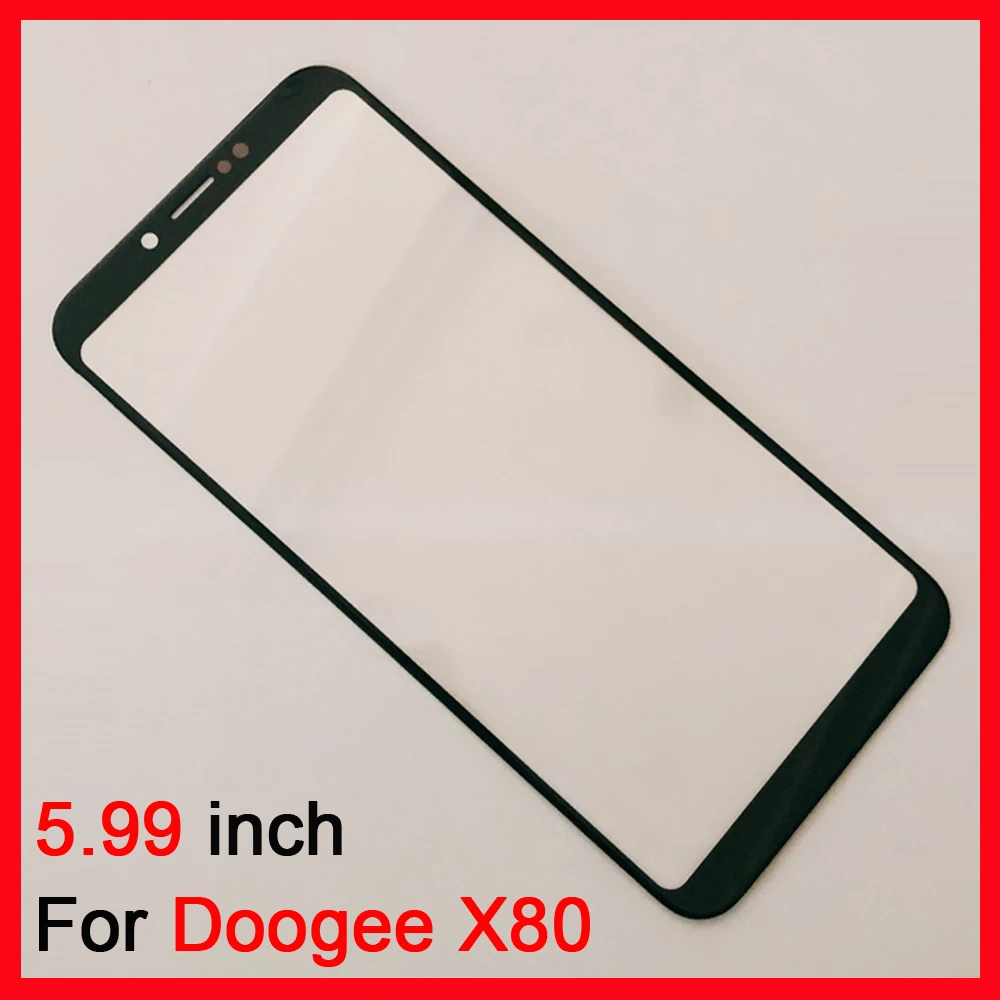 

5.99" inch LCD Display Touch Panel Front Glass For Doogee X80 Touch Screen Digitizer Front Glass Replace