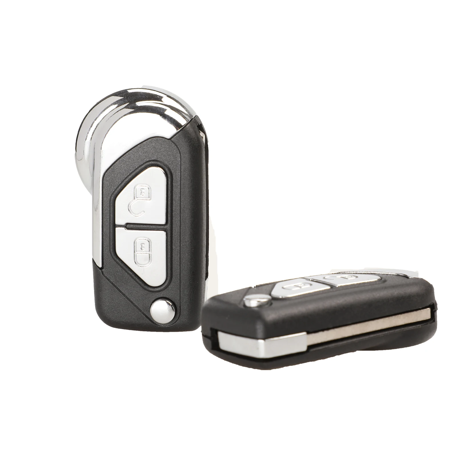 Kutery 2 кнопки Замена откидной Складной Дистанционный чехол для ключа автомобиля Fob