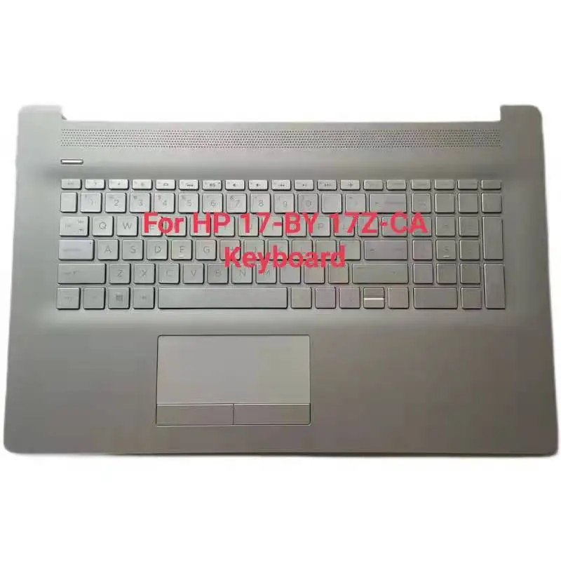 

NEW Original L92785-001 For Hp US Palmrest Keyboard Natural Silver 17-BY3005CY 17-BY3063ST L92784-001