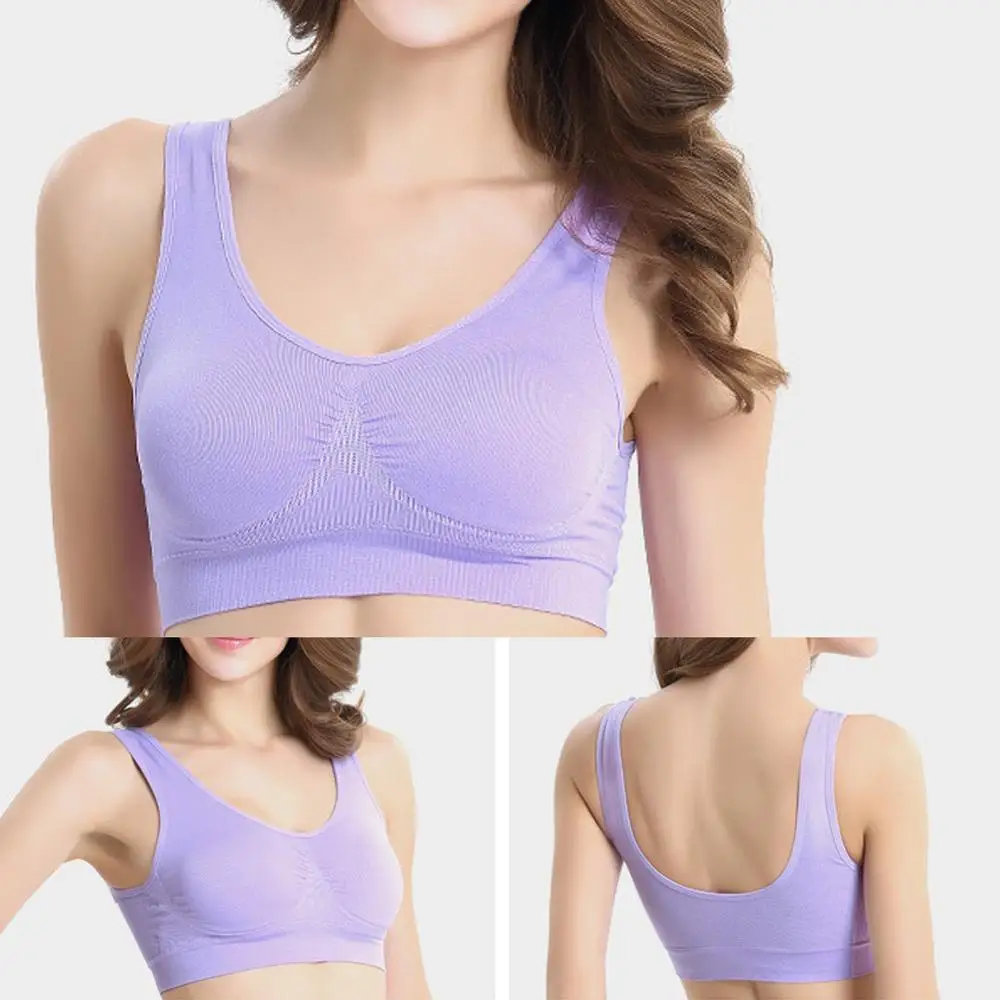 Прозрачный модный сексуальный бесшовный цельный женский спортивный бюстгальтер