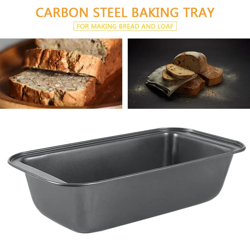

Rechthoekige Carbon Steel Mal Bakken Tools Snoep Toast Mal Brood Bakken Tool Diy Keuken Benodigdheden Cake Bakvormen Pan