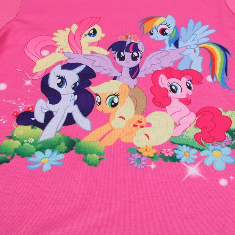 Новая летняя детская футболка розового и красного цвета милые футболки для