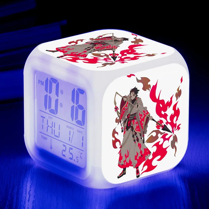 Будильник цифровой со светодиодной подсветкой мультяшный 3D-рисунок рассекающий