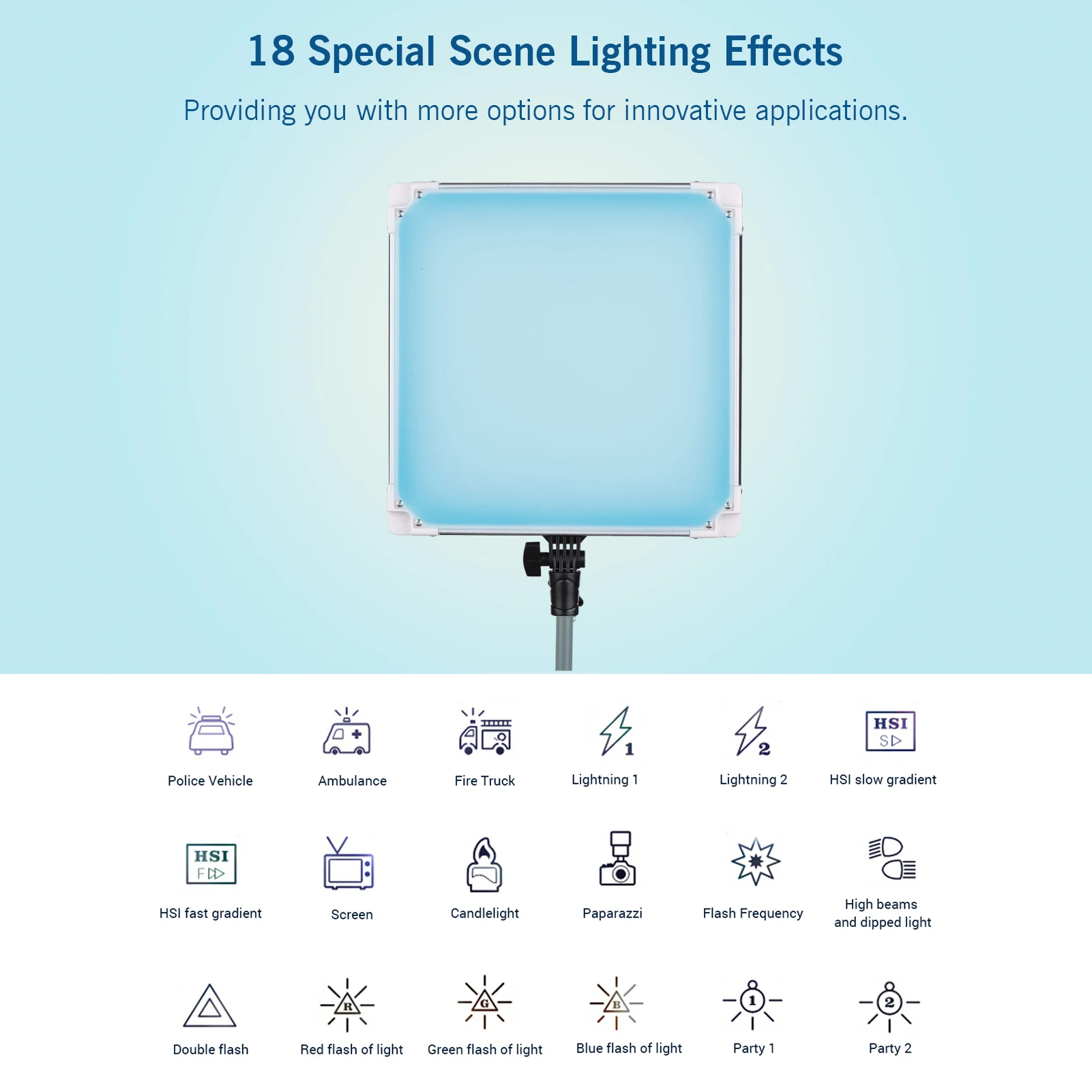 Koop Nicefoto TC-668 Ii Rgb Led Video Light Panel Fotografie Vulling Licht 2800K-9900K Lcd-scherm Voor Live Streaming Led Video Licht