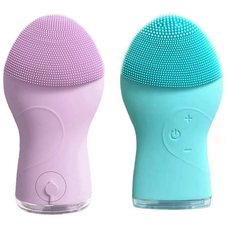 2 набора очищающих кистей для лица Sonic Silicone отшелушивающие скрубберы Лица