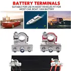 2 предмета 12V 24V автоматический автомобильный рычаг управления, топ пост зажима Батарея терминалы провода кабельный зажимтерминальные разъемы автомобильные аксессуары для поездок на мотоцикле, Запчасти