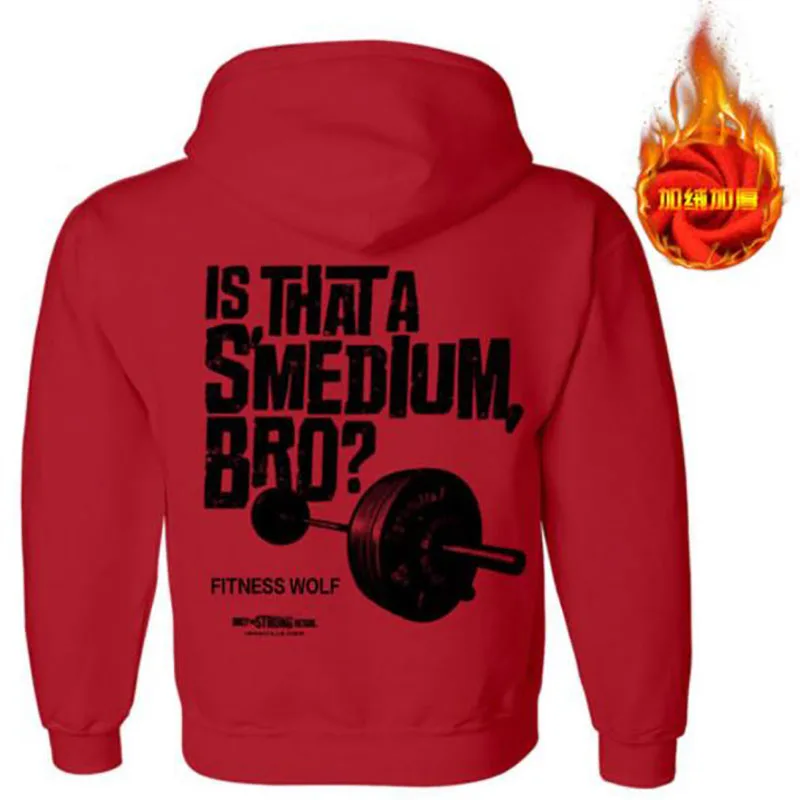 

Add wool fleece Men Gyms Hoodies Gyms Fitness Bodybuilding Sweatshirt Pullover Sportswear Male Workout Hooded Jacket Clothing