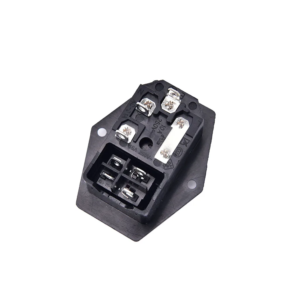 3 pin IEC320 C14 Разъем вкл/выкл розетка с гнездовой вилкой для источника питания шнур