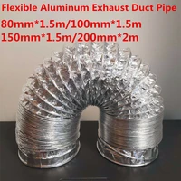 32 meter length 100mm4 pvc fresh air system flexible aluminum exhaust duct pipe air ventilation pipe hose for bathroom of