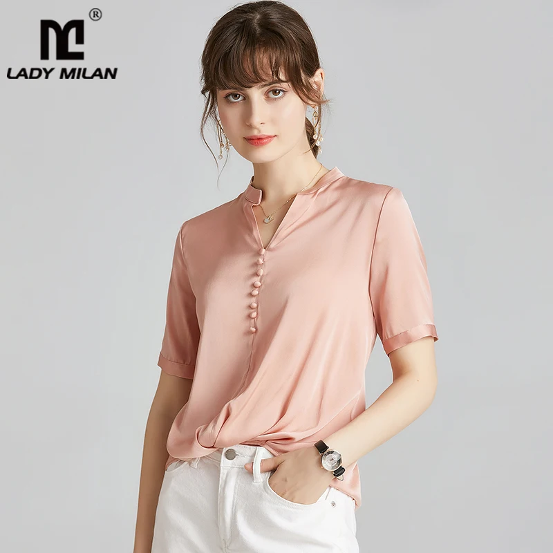 Женские модельные рубашки из чистого шелка 100% привлекательный модный пуловер с