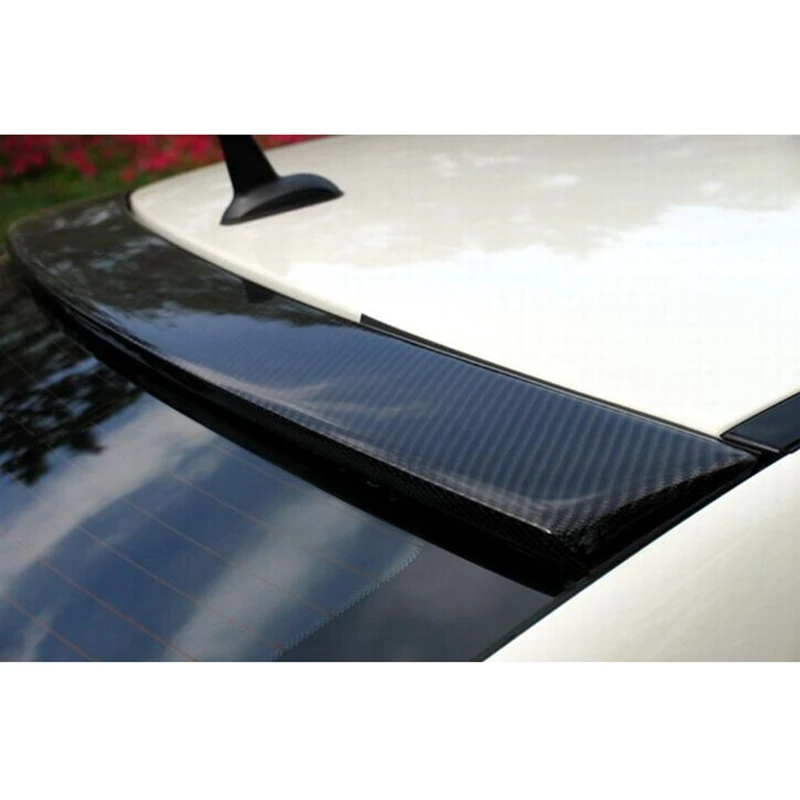 For Mercedes-Benz C Class W204 C180 C200 C300 C260 Spoiler 2007-2014 Carbon Fiber Rear Trunk Lip Roof Wing Car Styling | Автомобили и