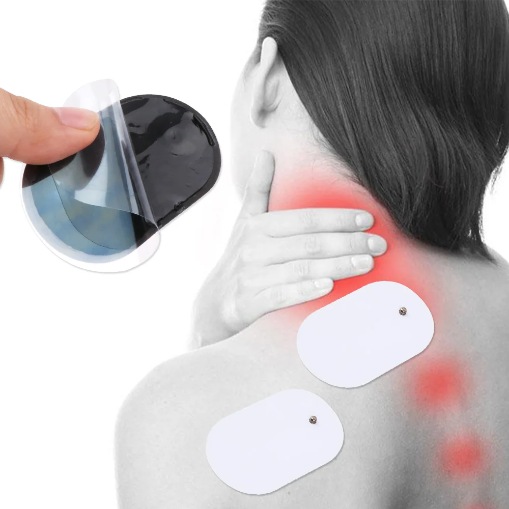 

Electrode Pad Adhesive Gel for TENS Unit Body Massager Neck Massage Digital Therapy Machine Muscle Stimulator Electro Sticker