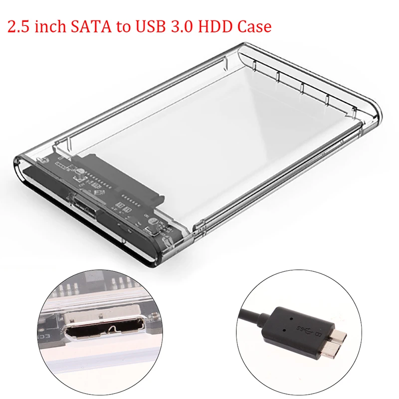 Чехол для внешнего жесткого диска 2 5 дюйма USB 3 0 на SATA SSD HDD