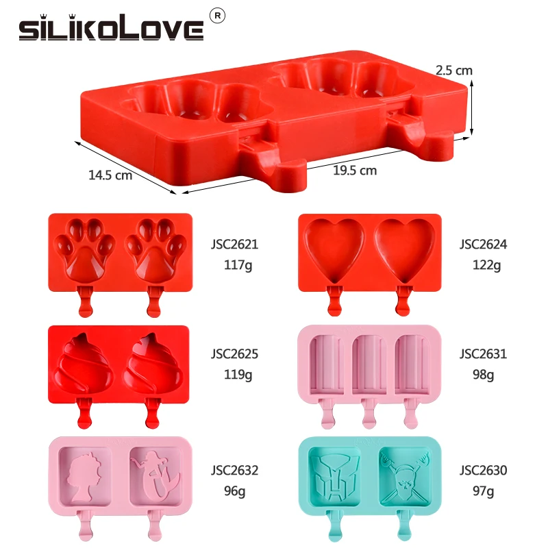 Силиконовые формы для мороженого SILIKOLOVE форма приготовления с морозильной