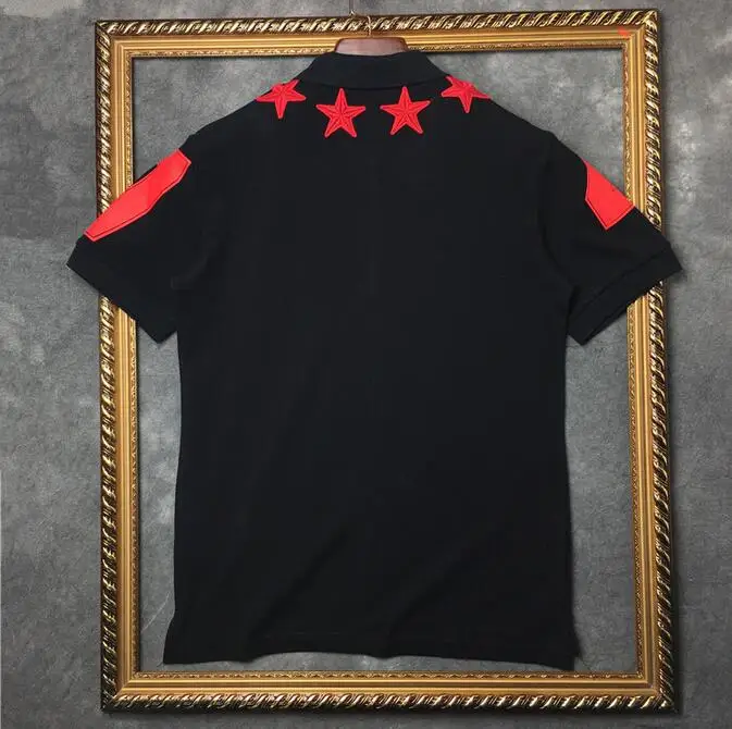 

High New Novelty 2021 unisex Punk High Brand 7 4 Star Fashion Polo Shirts Shirt Hip Hop Skateboard Cotton Polos Top Tee #410