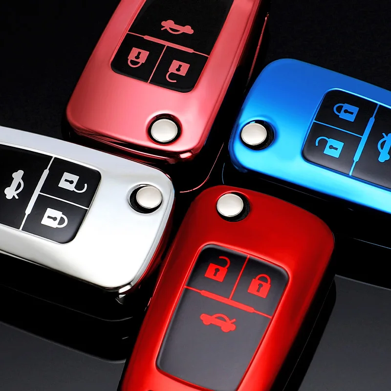 Чехол-книжка для пульта дистанционного управления из мягкого ТПУ Chevrolet Camaro Cruze SS