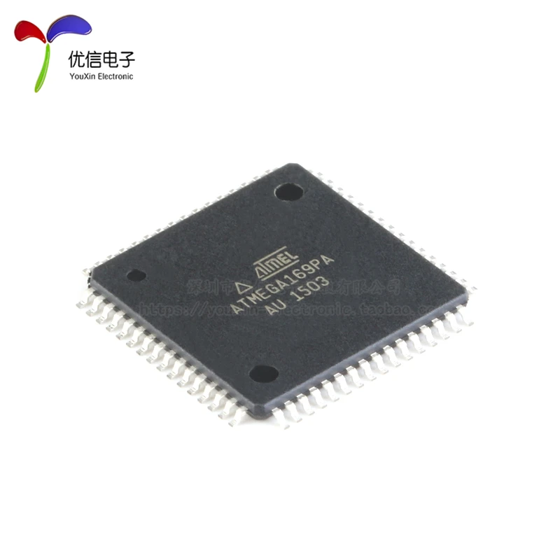 Оригинальные накладные ATMEGA169PA AU chip 8 битный микроконтроллер AVR TQFP