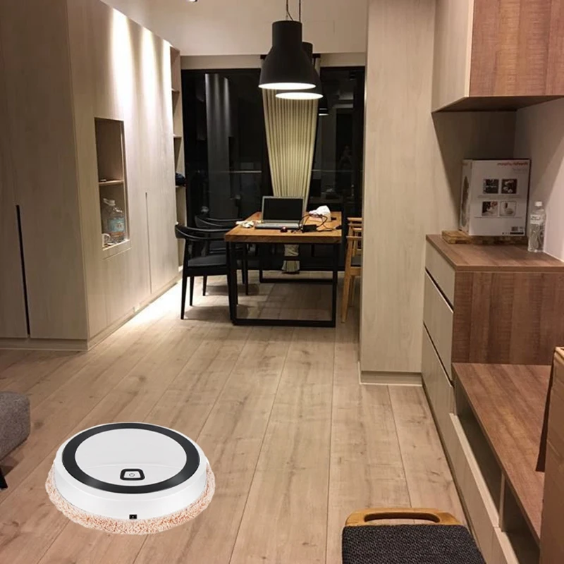 

Vacuum Robot Vacuum Portable Automatic Domestic Cleaner Floor Sweeper,USB Mopping Robotic Cleaning for Hair Carpet