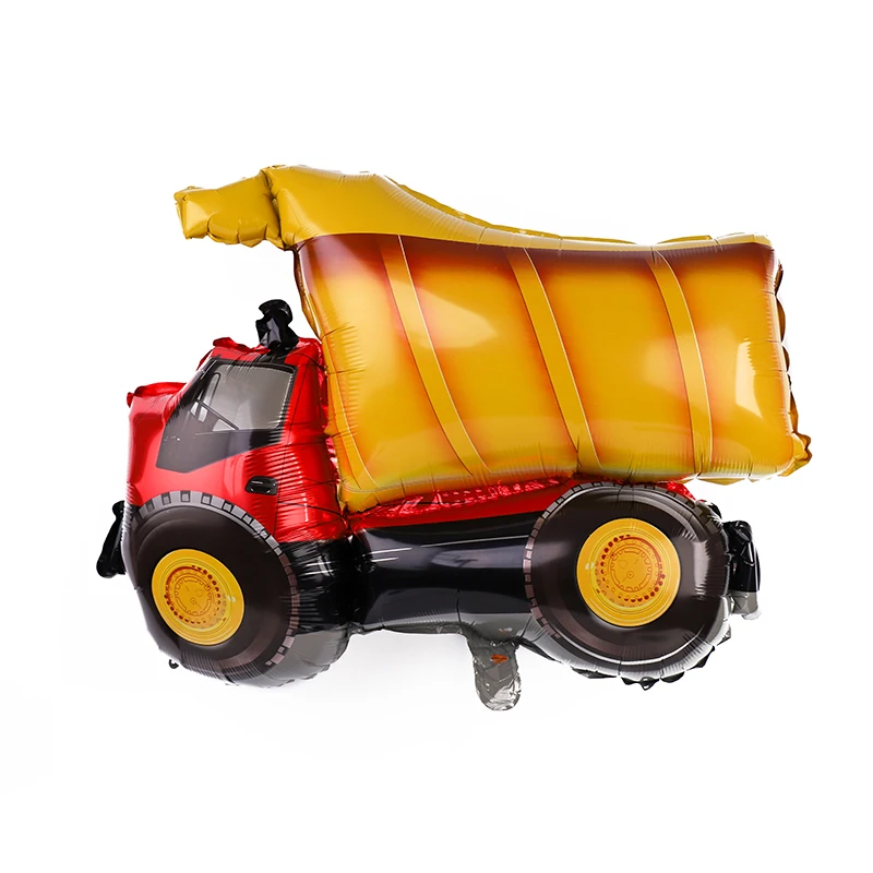 

1PCS Cartoon Car Fire Truck Aluminum Film Train Balloon Globos Children Gift Birthday Party Decoration