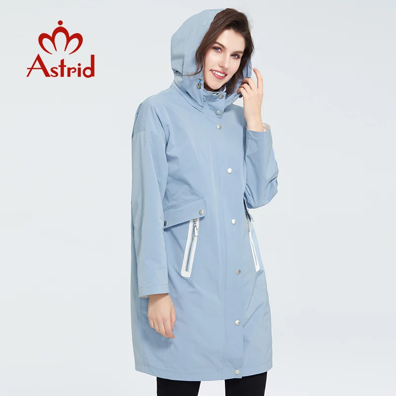 Astrid/весеннее Новое поступление модный женский плащ высокое качество городская