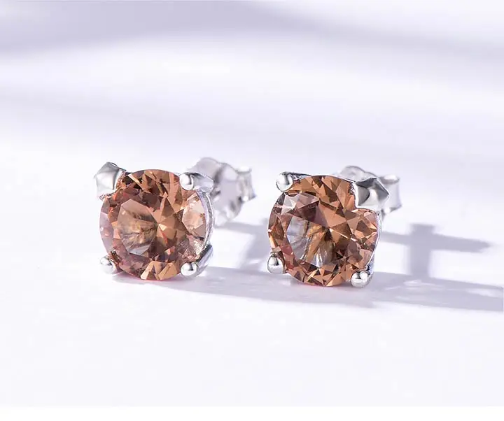 Серьги-гвоздики с драгоценным камнем kuolit Diaspore Zultanite для женщин, однотонные 925 пробы серебряные цветные серьги для помолвки, хорошее ювелирное изделие