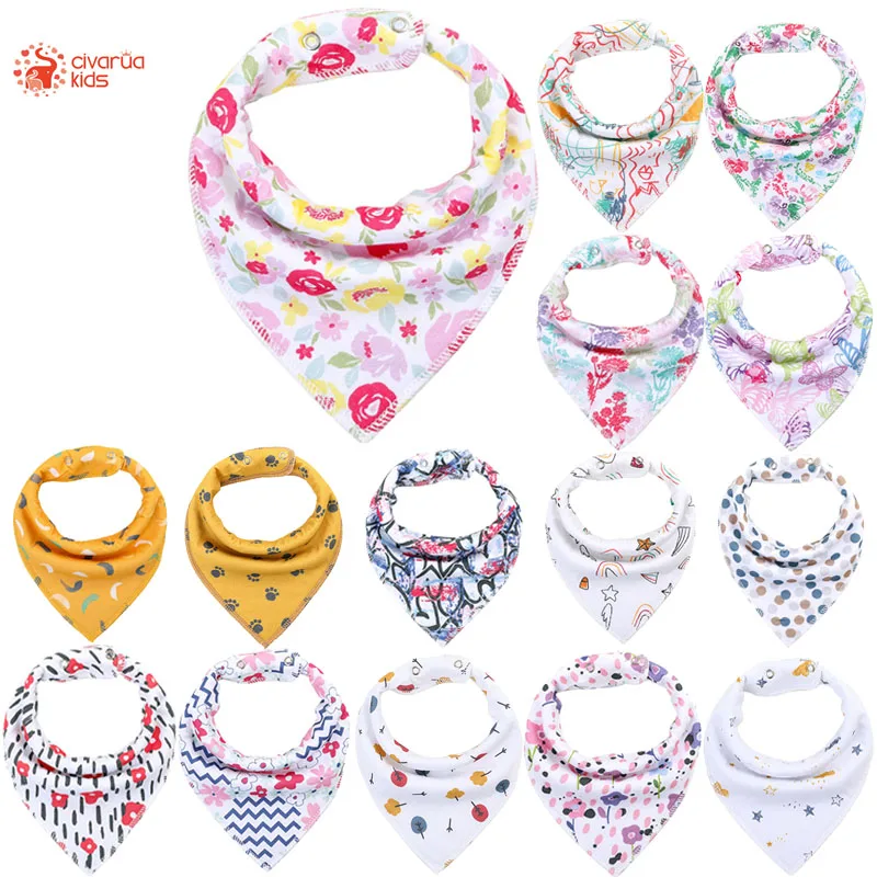 Бандана для новорожденных детей Слюнявчики простые детские нагрудники девочек