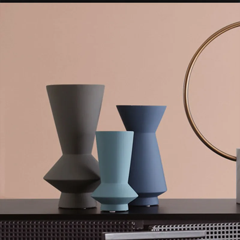 Керамическая ваза декоративные керамические изделия скандинавские мягкие