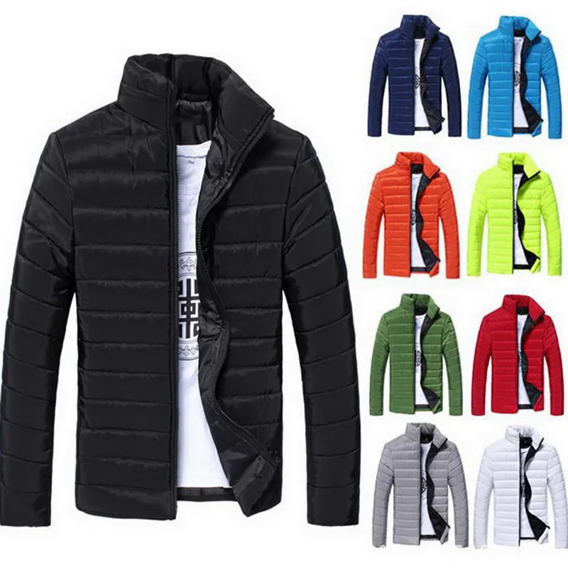 Зимняя мужская Сверхлегкая куртка мужские пуховики повседневные пальто толстая
