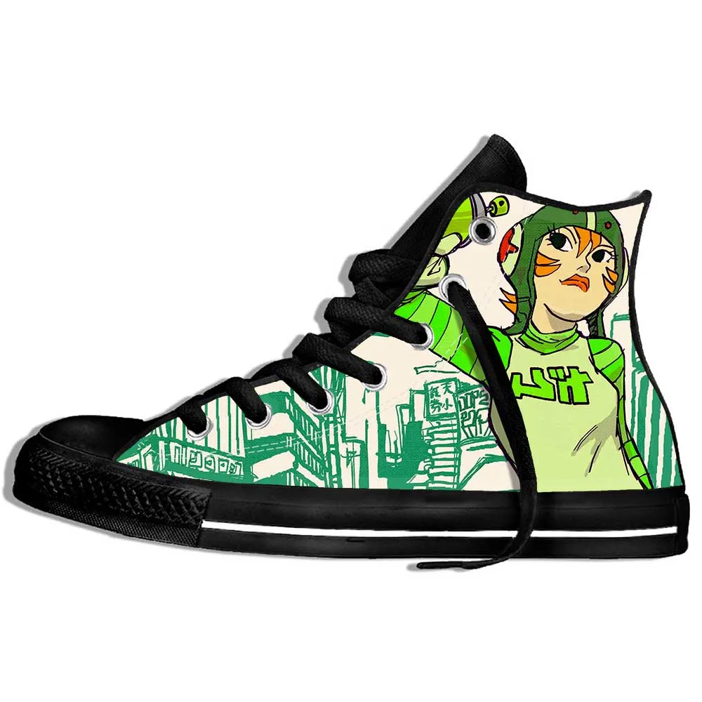 2019 Hot Fashion Printing hIgh top Sneakers Jet Set Radio Unisex Lightweight Casual Shoes | Обувь
