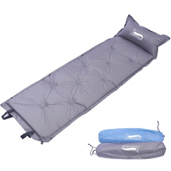 Desert&Fox Self Inflating Sleeping Pad Tent Air Mattress Attached Pillow Portable Camping Mat with Carry Bag for Hiking Fishing