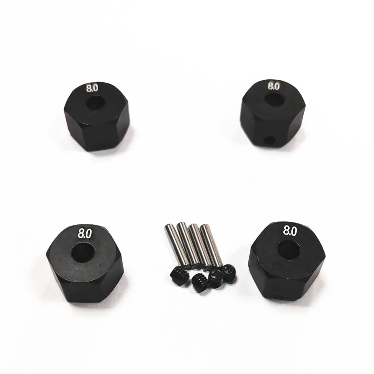

1Set 12mm Hex Adapter 8mm 9mm 10mm Wheel Hub Hex Nuts for RC Cars pare Parts