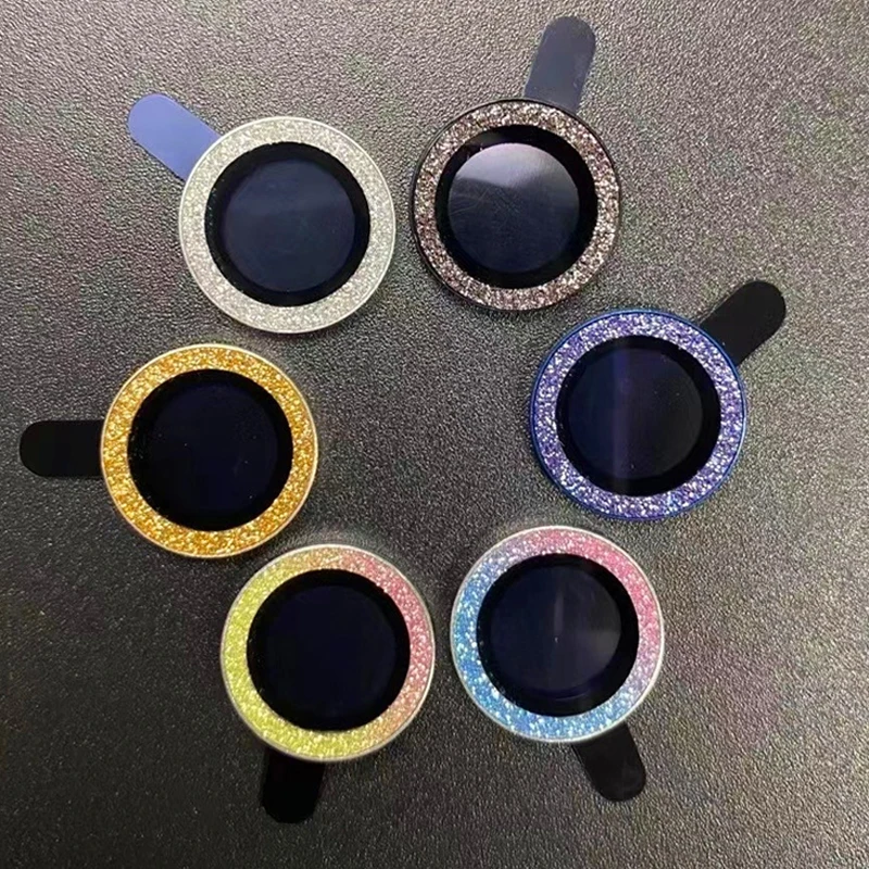 

Diamond Camera Lens Protector Glass For iPhone 11 12 13 Pro Max 12 Mini Camera Metal Ring Cover for iPhone 12pro 11 pro max Case