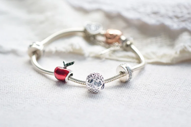 Натуральная кожа бисер Семья подвеска с корнями подходят к оригиналу pandora