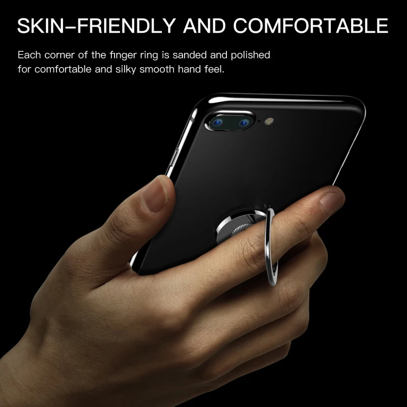 baseus universal finger ring holder for phone metal 360 degree rotation magnetic car holder mobile phone stand holder desk stand free global shipping