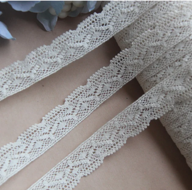 

1yard Width:2cm Delicate Hollowed Out Cotton Lace Embroidery Handmade DIY Lace Garment Accessories(KK-858)