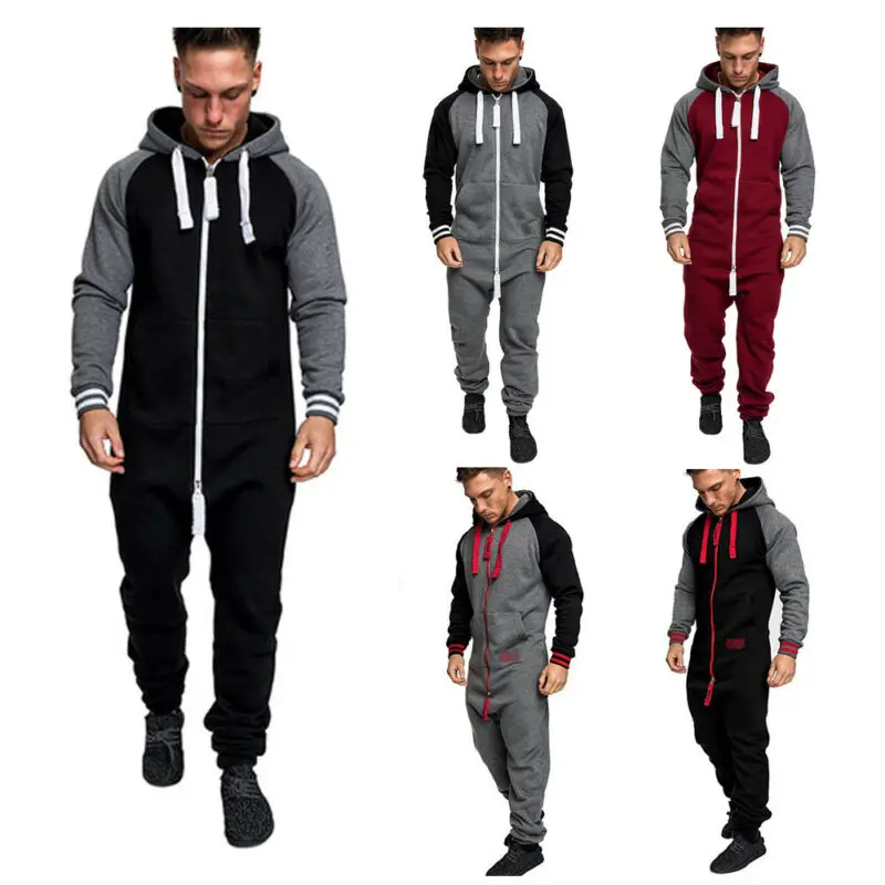 2020 мужской женский теплый зимний комбинезон Новая мода с капюшоном длинным