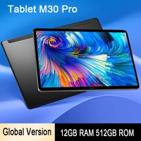 android 10 m30 pro tablet pc 10 1 inch ten core google play 3g 4g lte phone call gps wifi bluetooth 10 inch glass panel tablets