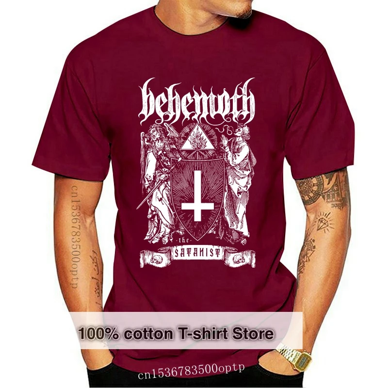 

Behemoth 'The Satanist' T-Shirt - NEW & OFFICIAL! Men Summer Short Sleeves T Shirts