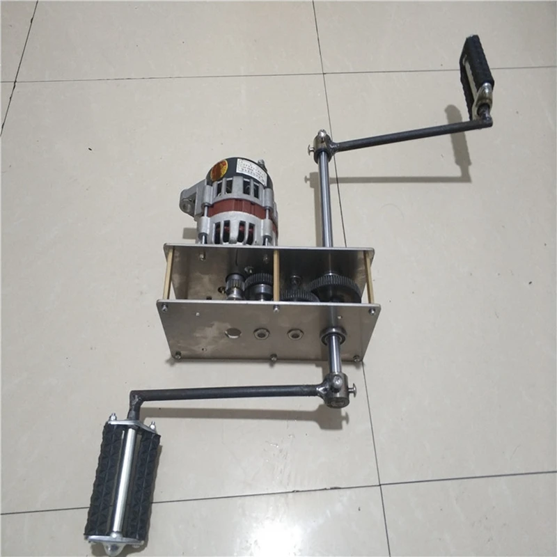 AC permanent magnet brushless high-power pedal generator DC battery charging 12V 24V 2000W 220V 800W | Обустройство дома