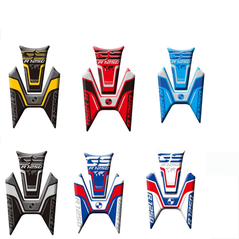 

For BMW R1250GS 2018-2019 New Motorcycle Stickers Fuel Tank 3D Rubber Sticker Fishbone Protective Decals