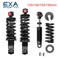 ks bicycle rear shock absorber hydraulic spring damping adjustable 125150165 190mm mtb soft tail shock absorber