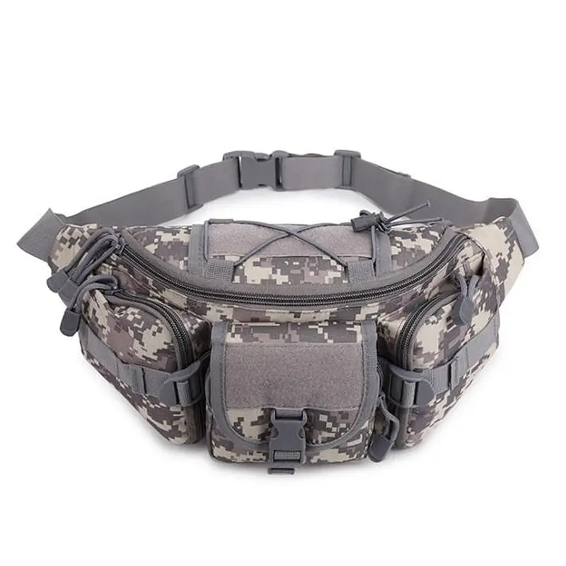 acu Тактическая Сумка на талию наружная Спортивная Охотничий пояс Сумка для верховой езды пакеты камуфляж Кемпинг Туризм утилита поясная сумка для журналов - Цвет: acu