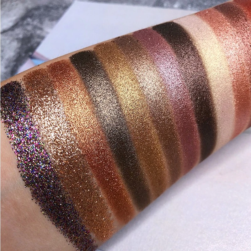 16 цветов мягкая текстура глаз диск для теней Съемные Блестки поделок тени век