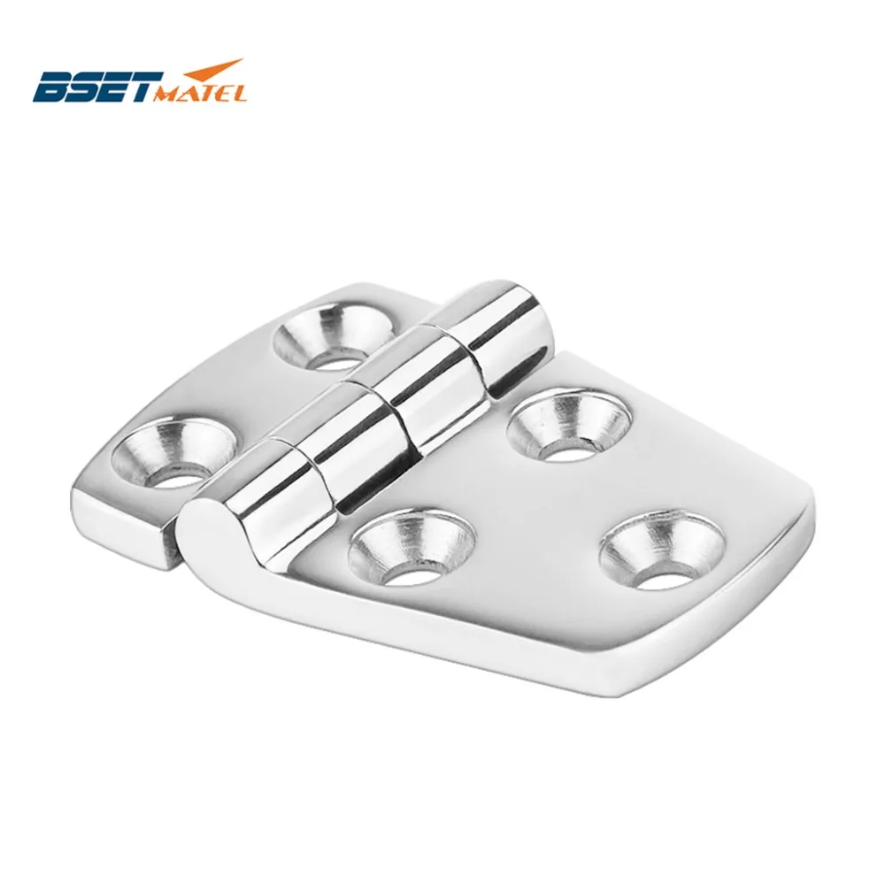 

BSET MATEL Heavy Duty SS316 marine grade cast Boat Caravan RV Deck Cabinet Drawer Flush Door Strap Butt Hinge Hardware