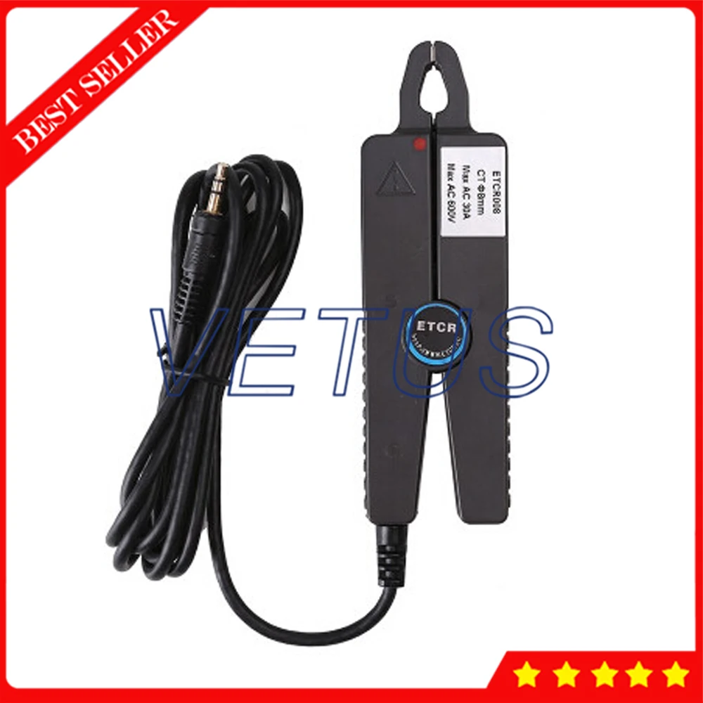 ETCR008 зажим острые плоскогубцы датчик утечки тока для измерения переменного фаза