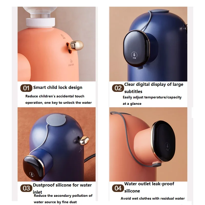 220V Мини Портативный Электрический диспенсер для воды мгновенный горячая вода