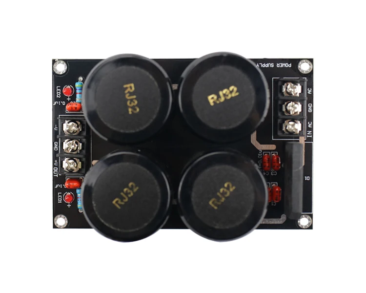 Ghxamp 50A усилитель, выпрямитель, фильтр, двойная плата питания для LM3886/TDA7293 Плата усилителя мощности 10000 мкФ 63 в 1 шт