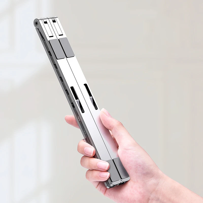 

Ergonomic Foldable Portable Adjustable Laptop Tablet Stand Laptop Holder Riser Computer Stand For Computer Laptop @M23